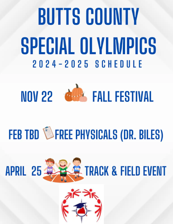 Special Olympics Schedule