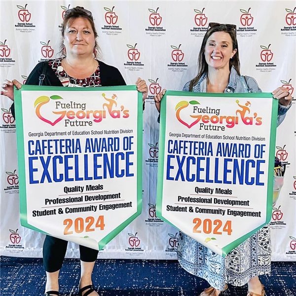 Two BCSS Kitchens Receive the Cafeteria of Excellence Award.